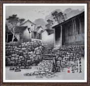 名家张月岗山水精品《故园