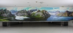 《白头山天池》朝鲜功勋艺术家朴河龙十米长卷