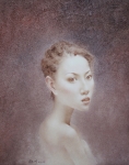 丽莎肖像 55000元 布面油画  60x80厘米