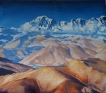 西藏系列-布面油画 3980元  80x70厘米（已售）